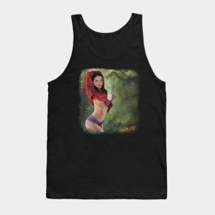 Girl in the jungle with coffe Tank Top